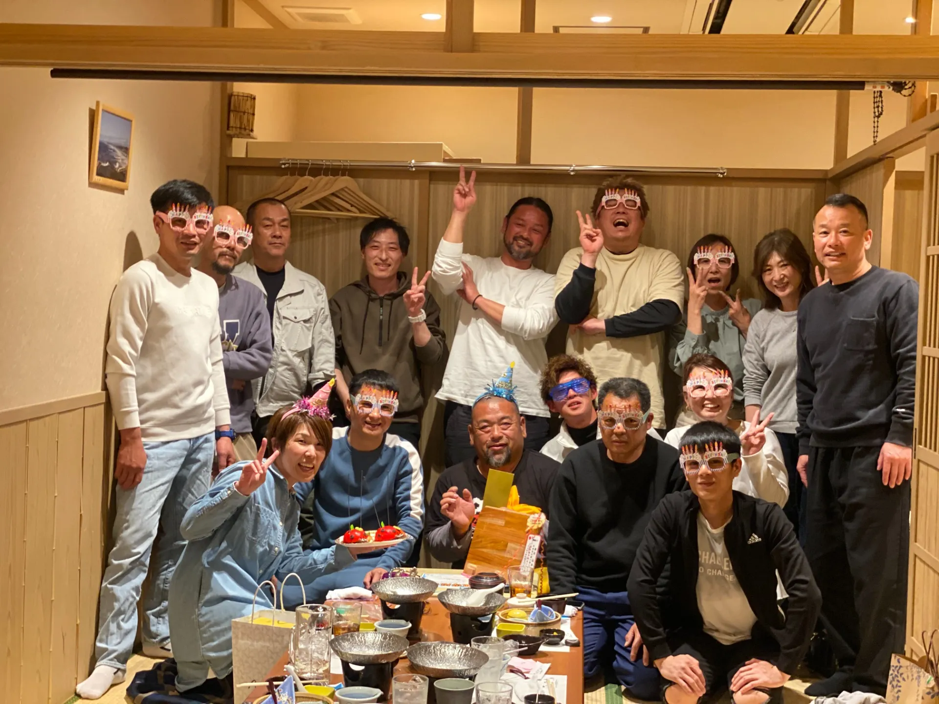 ★歓迎会 & 誕生日会★ at ぽかぽか温泉