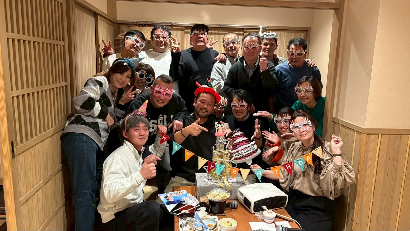 2025年コアライフガーデン忘年会 & 社長バースデー